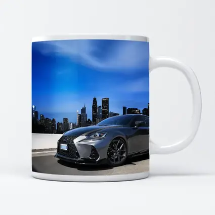 Lexus IS City Skyline Gray Sport Sedan