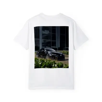 Black Lexus IS Parked Near Glass Building