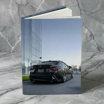 Lexus IS Blacked Out Glass Building Street