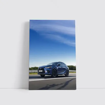 Lexus RX Blue SUV Highway Drive