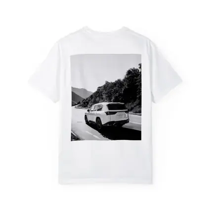 Lexus LX Mountain Road Black White