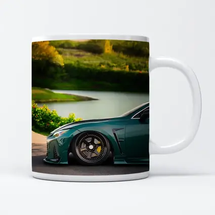 Lexus RC Green Stance Park Setting