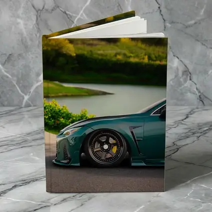 Lexus RC Green Stance Park Setting