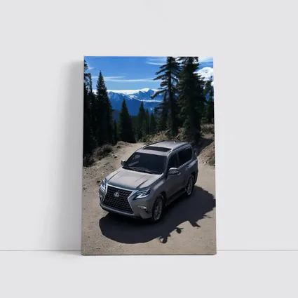 Lexus GX Silver SUV Mountain Trail