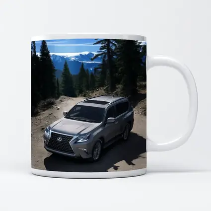 Lexus GX Silver SUV Mountain Trail
