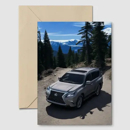 Lexus GX Silver SUV Mountain Trail