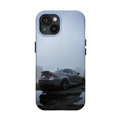 Lexus IS Sedan Foggy Moody Gray Day