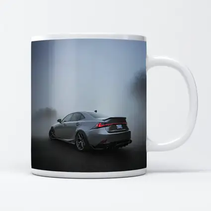 Lexus IS Sedan Gray Fog Moody Scene