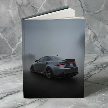 Lexus IS Sedan Gray Fog Moody Scene