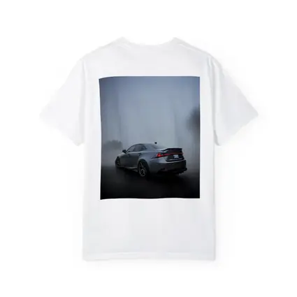 Lexus IS Sedan Gray Fog Moody Scene