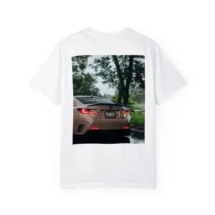 Lexus RC Rear View Rainy Forest