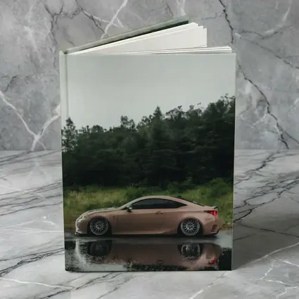 Lexus RC Coupe Rainy Forest Reflection