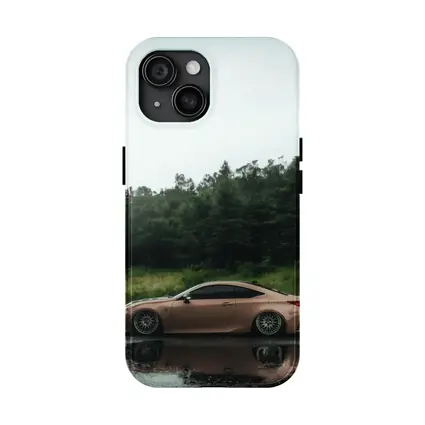 Lexus RC Coupe Rainy Forest Reflection
