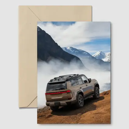 Lexus GX Mountain Fog Rugged Terrain