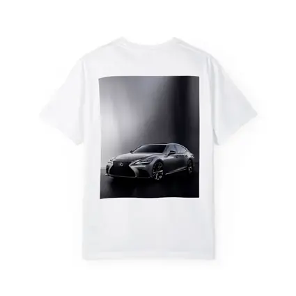 Lexus LS Silver Sedan Studio Dark Background