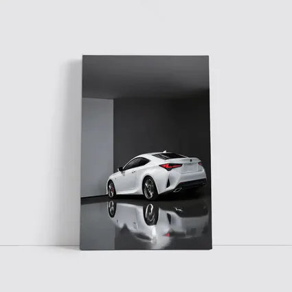 Lexus RC White Coupe Studio Setting