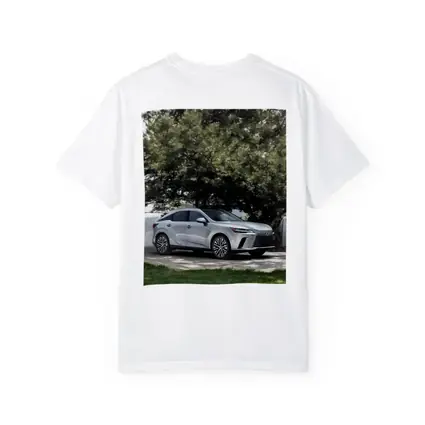 Lexus RX Silver SUV Parked Under Trees