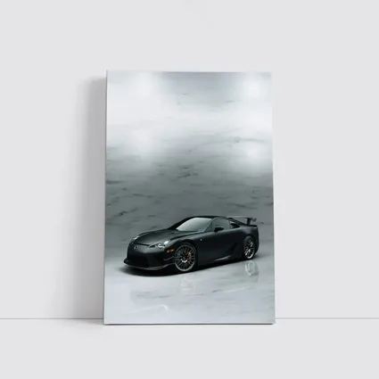 Lexus LFA Matte Black Marble Studio