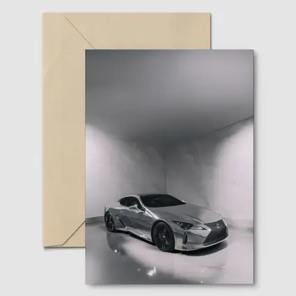 Lexus LC Chrome Finish Marble Studio