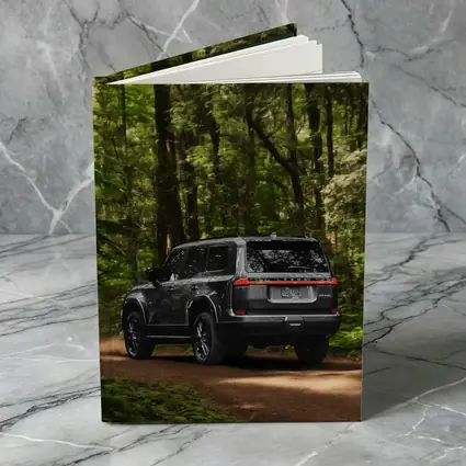Lexus GX Black SUV Forest Trail