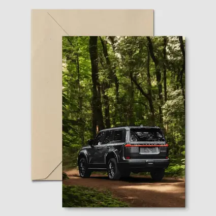 Lexus GX Black SUV Forest Trail