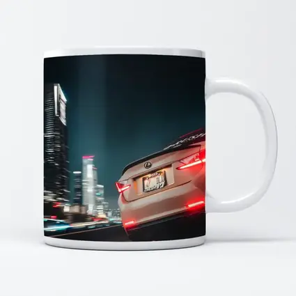 Lexus GS Night City Skyline Drive