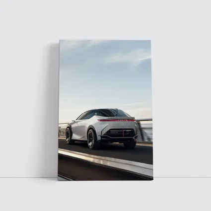 Lexus Concept Car On Open Road