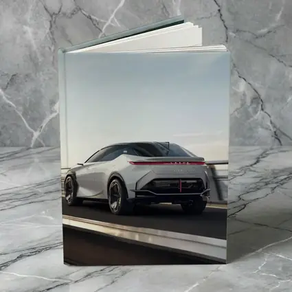 Lexus Concept Car On Open Road