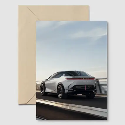 Lexus Concept Car On Open Road
