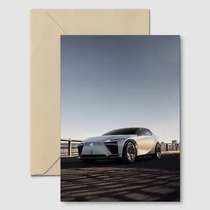 Lexus LF-Z Concept Car on Bridge