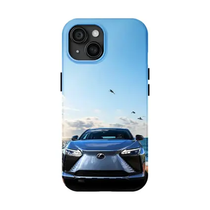 Lexus RZ Front View Ocean Background