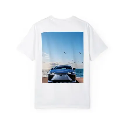 Lexus RZ Front View Ocean Background