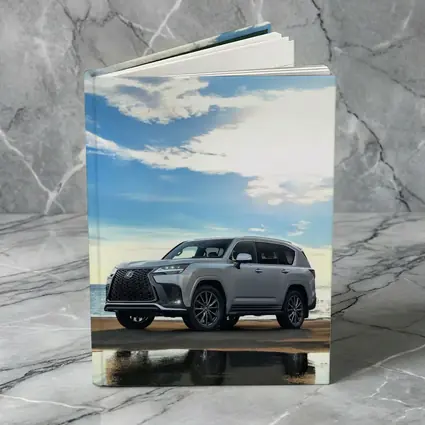 Lexus LX Silver SUV Parked Beach Shore