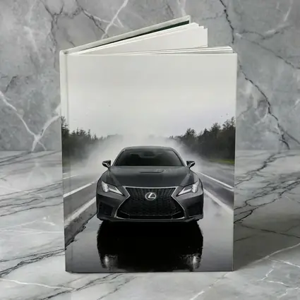 Lexus RC F Driving In Heavy Rain