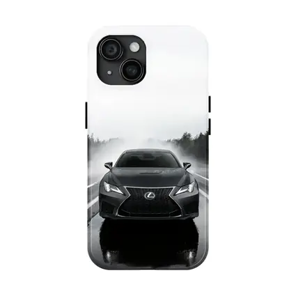Lexus RC F Driving In Heavy Rain