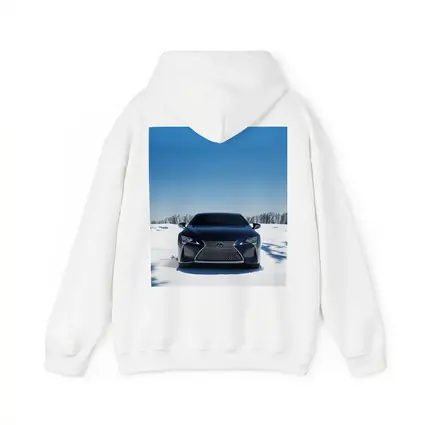Lexus LC Front View Snow Winter