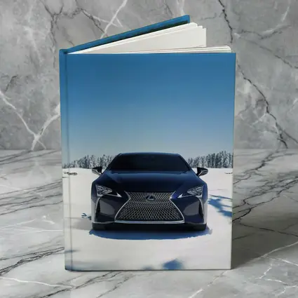 Lexus LC Front View Snow Winter