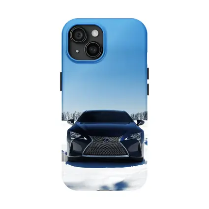 Lexus LC Front View Snow Winter