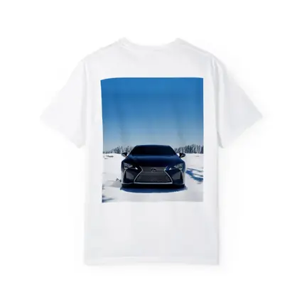 Lexus LC Front View Snow Winter