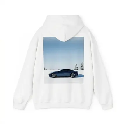 Lexus LC Coupe Blue Snow Winter Scene