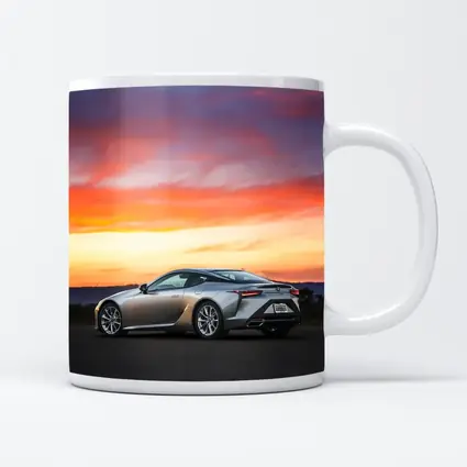 Lexus LC Coupe Parked at Sunset