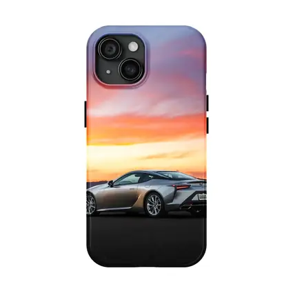 Lexus LC Coupe Parked at Sunset