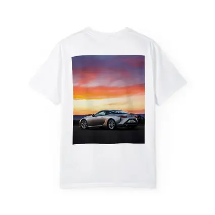 Lexus LC Coupe Parked at Sunset