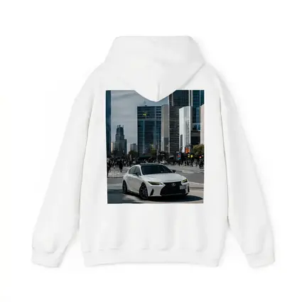 Lexus IS White Sedan City Streets