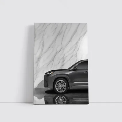 Lexus RX Gray SUV Marble Background