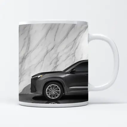 Lexus RX Gray SUV Marble Background