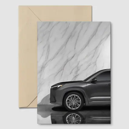 Lexus RX Gray SUV Marble Background