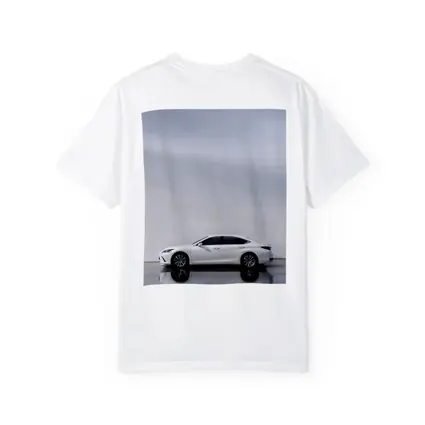 Lexus ES White Sedan Studio Background