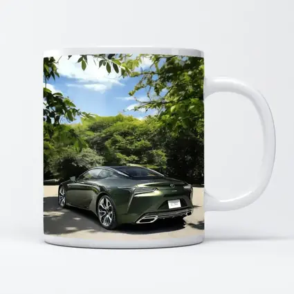 Lexus LC 500 Green Coupe Park Setting