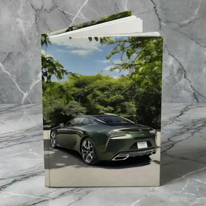 Lexus LC 500 Green Coupe Park Setting